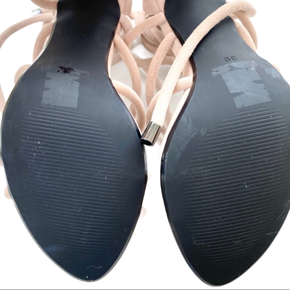 NEW SENSO Suede “Tahnee” Blush Pink Sandals Size 9 - Picture 4 of 5